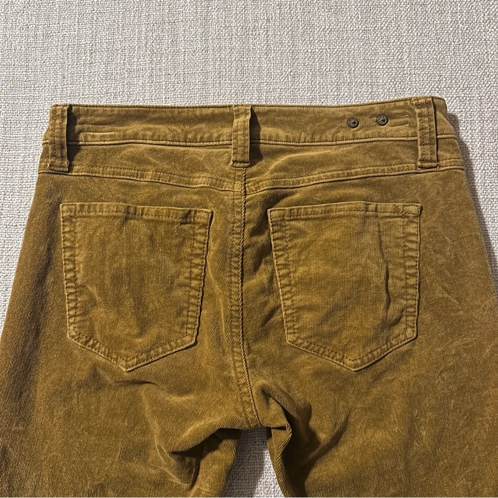 CABI #3197 Skinny Cord Umber Mustard Brown Corduroy Pants Jeans Stretch Womens 2 - Picture 7 of 16